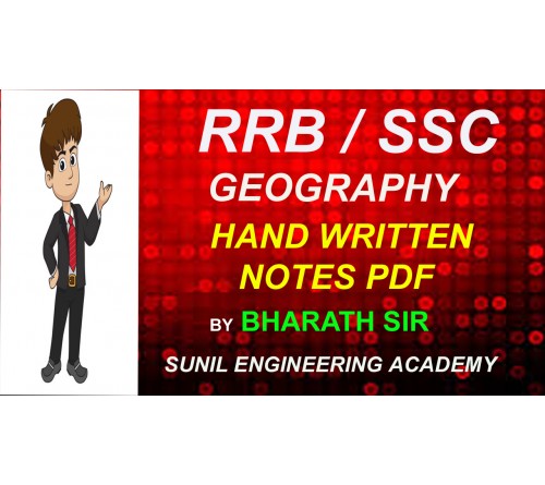 RRB NTPC / Group D / SSC exams - GEOGRAPHY NOTES PDF